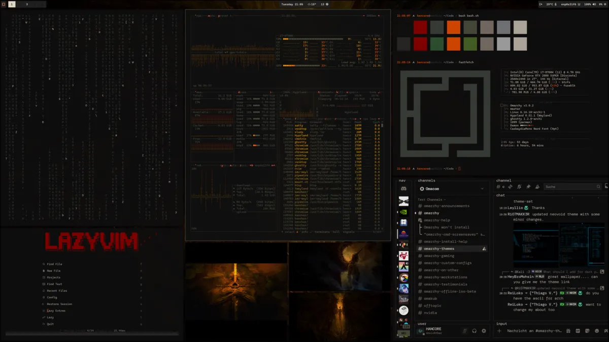 Demon theme screenshot